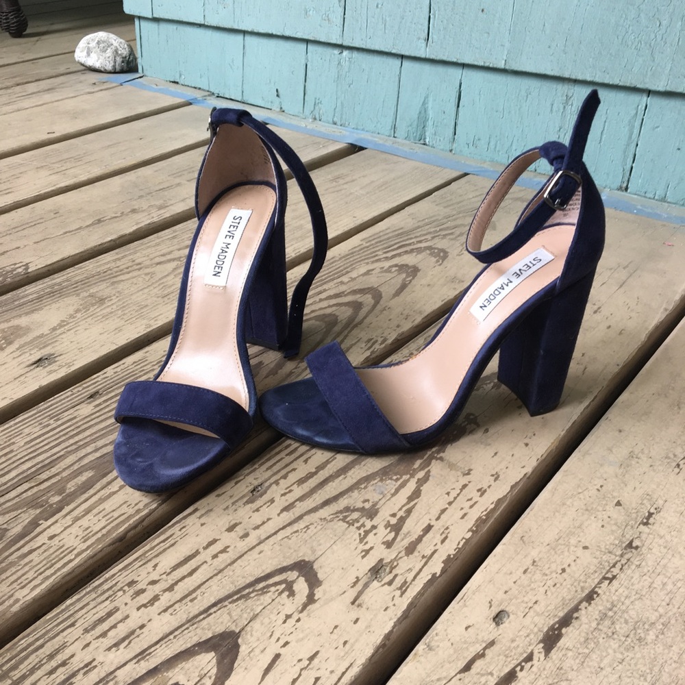 Navy blue Steve Madden Heels